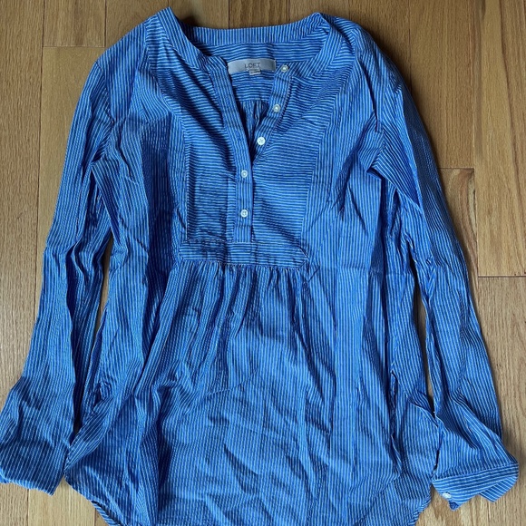 Loft Striped Blouse - Picture 1 of 3